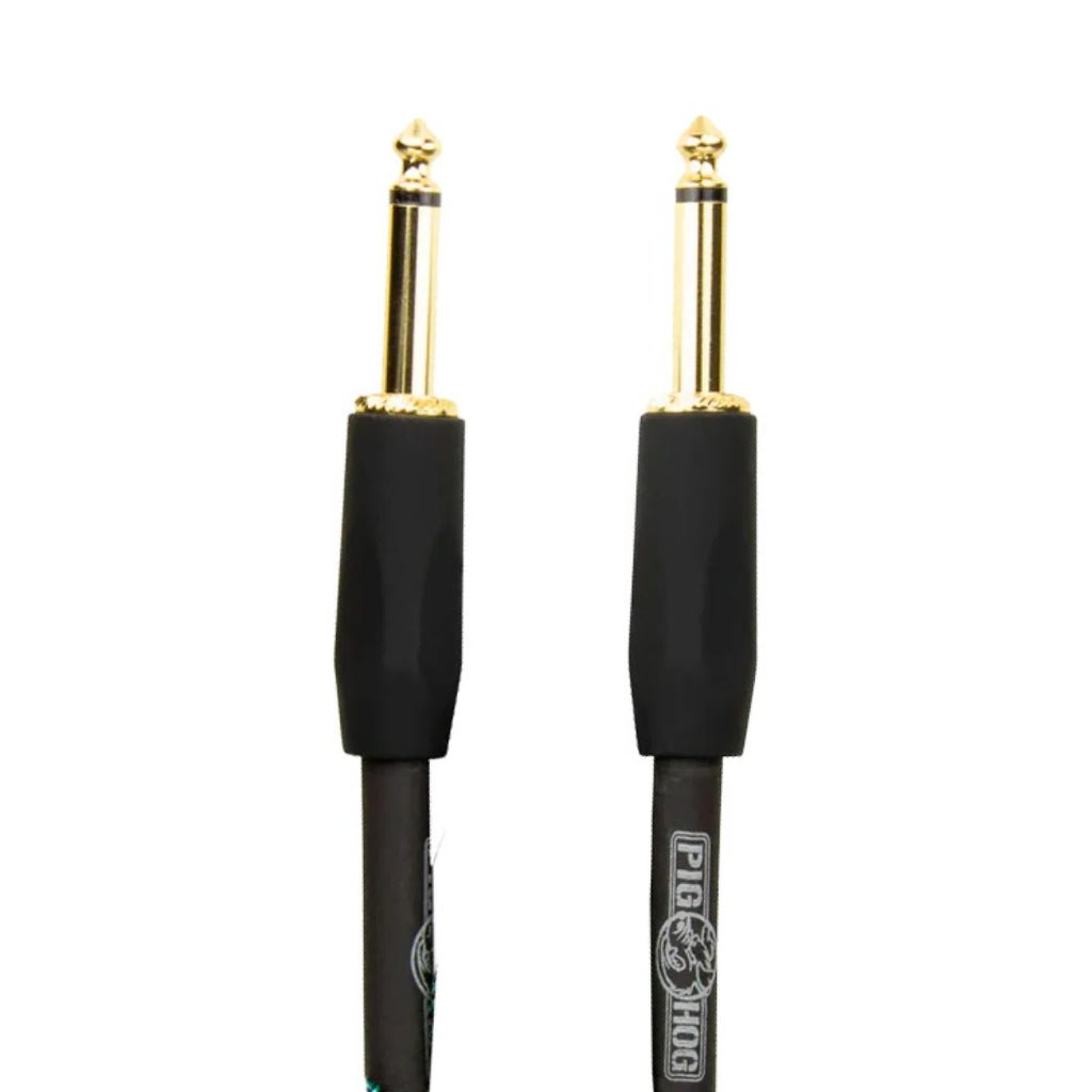 Pig Hog Vintage Instrument Cable - Tahitian Blue, 10ft Instrument Cables Sky Music