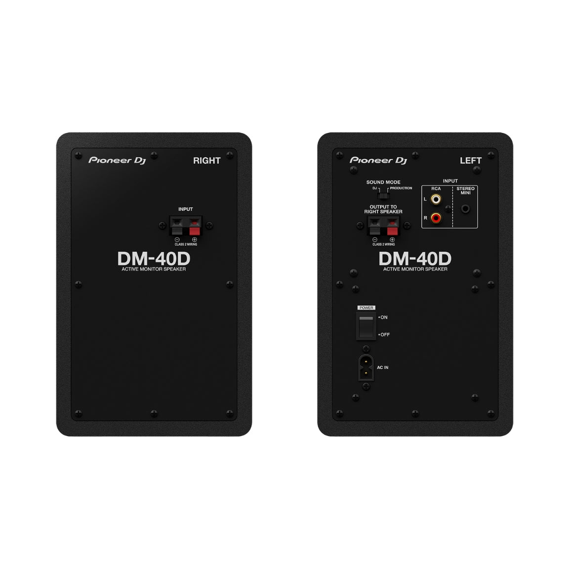 Pioneer DM-40D 4" Monitor Speakers Pair Studio Monitors Sky Music