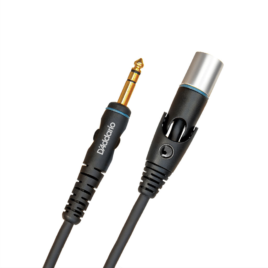 D'addario Planet Waves XLR Male Swivel Connector - TRS-to-XLR Male - 10ft