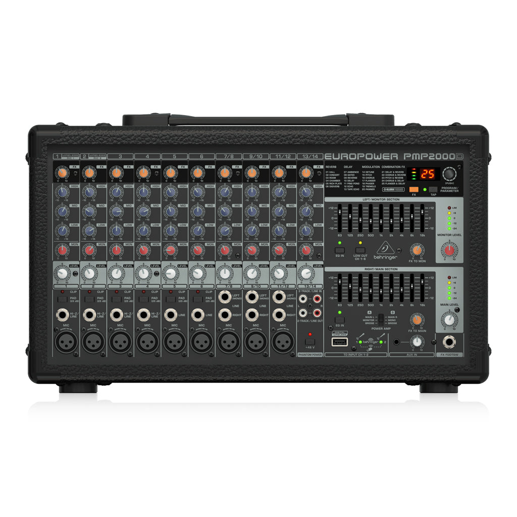 EUROPOWER PMP2000 パワードミキサー PMP2000D EUROPOWER - 製品一覧 - ベリンガー公式ホームページ