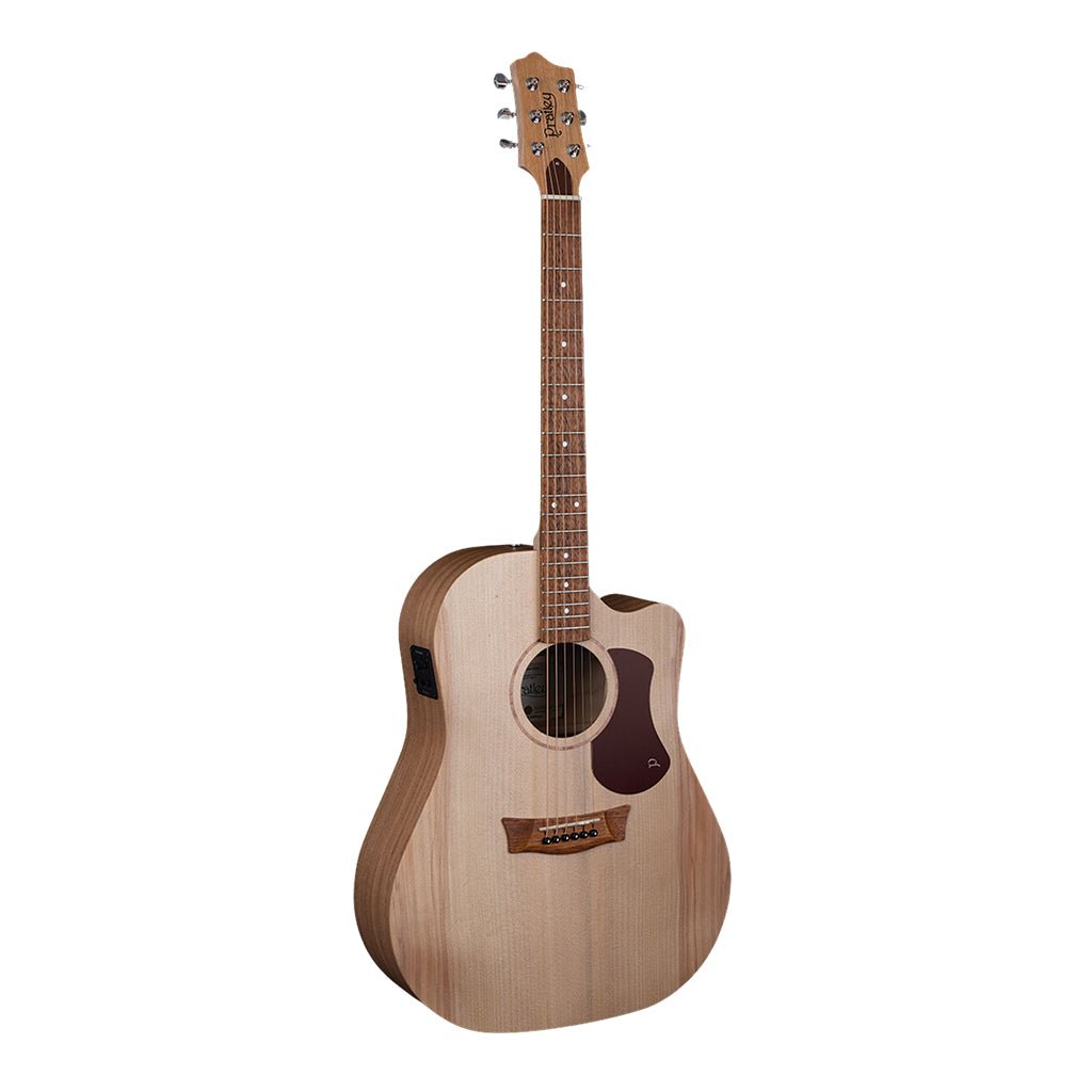 Pratley Entertainer Dreadnought Cutaway Solid Qld Maple Back and Sides - Solid Bunya Top Acoustic Guitars Sky Music