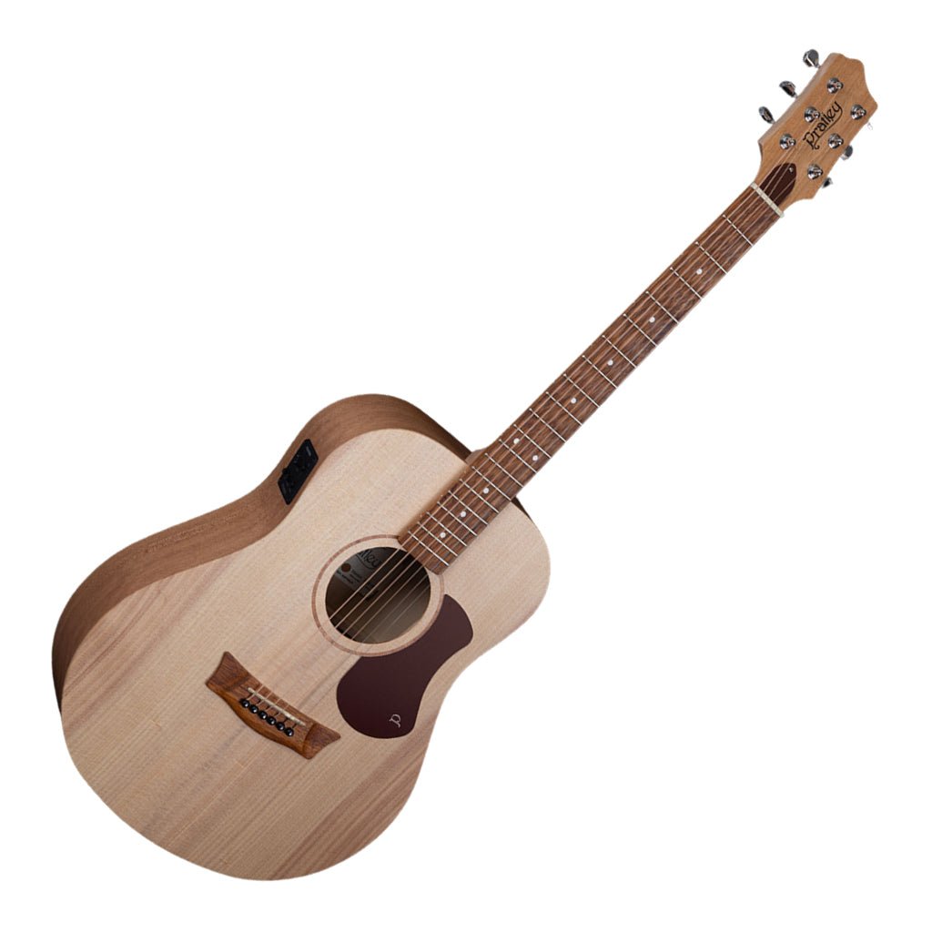 Pratley Entertainer Stage Solid Qld Maple Back and Sides - Solid Bunya Top Acoustic Guitars Sky Music