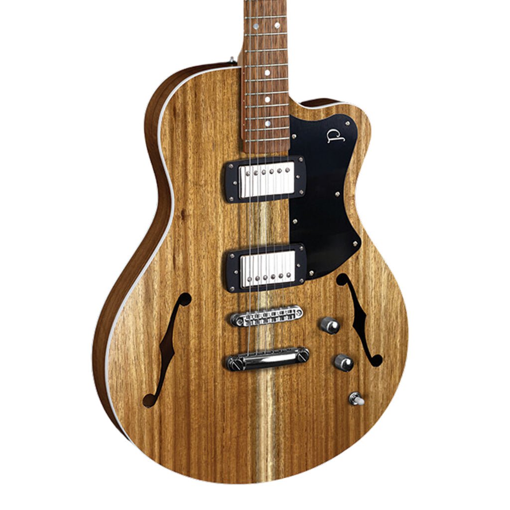 Pratley PRSH22-BW Electric Semi-Hollow Blackwood Singlecut Seth Lover HH Electric Guitars Sky Music