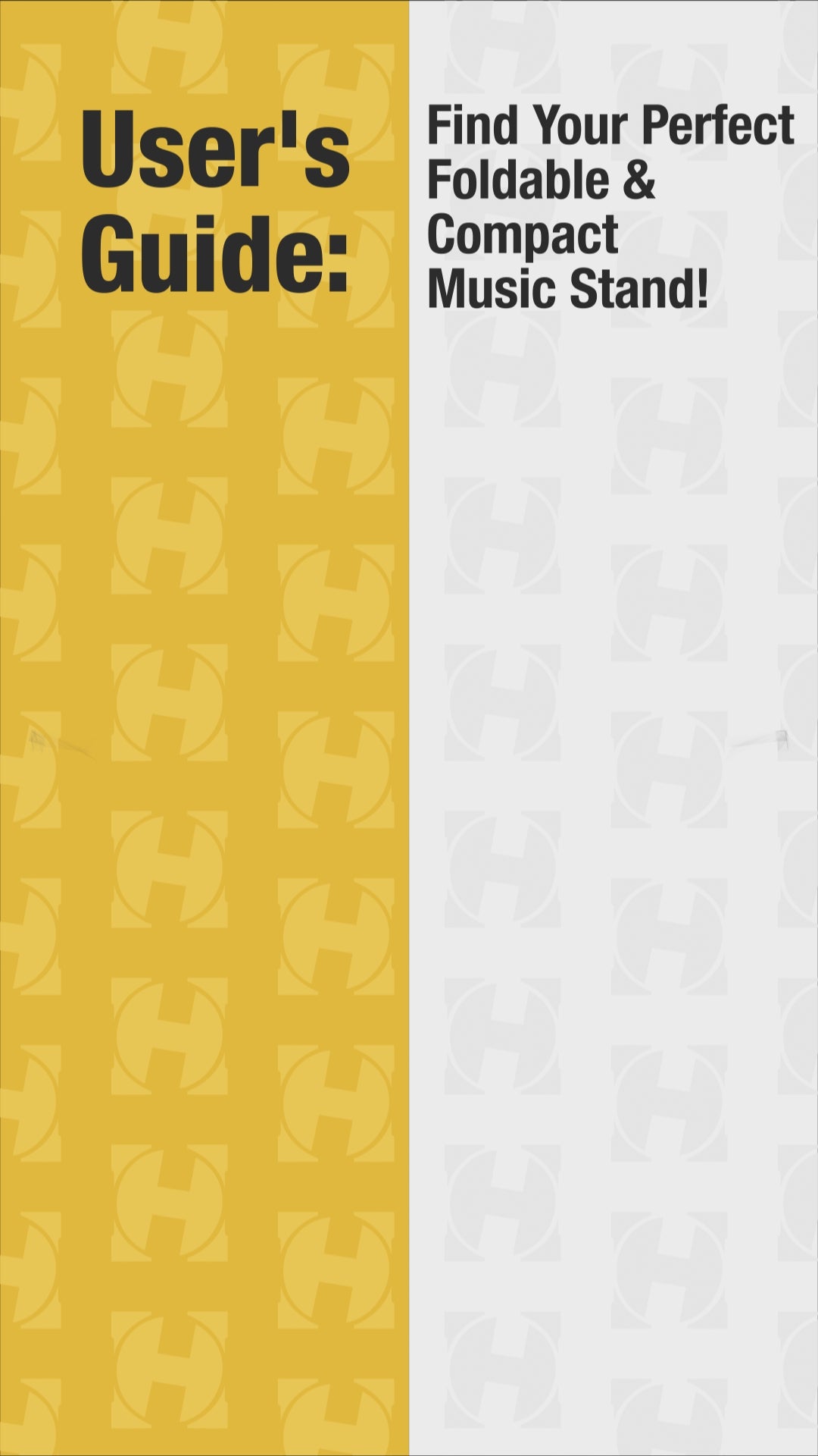 Hercules BS030BB Foldable Compact Music Stand