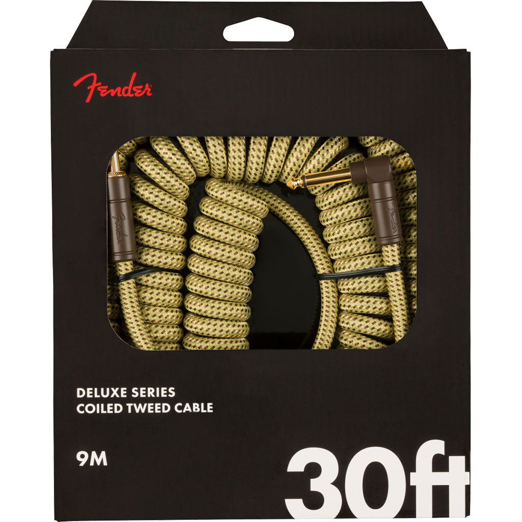 Fender Deluxe Coil Cable 30ft Tweed
