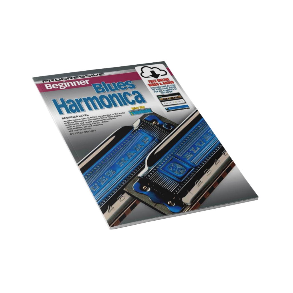 Progressive Beginner Blues Harmonica - Book/Online Video &amp; Audio Books Sky Music