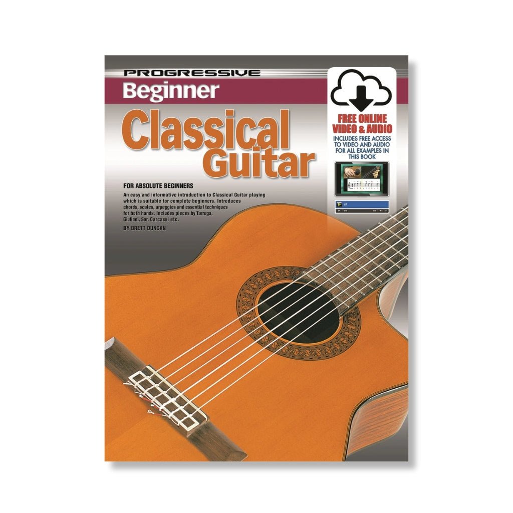 Progressive Beginner Classical Guitar - Online Books Sky Music