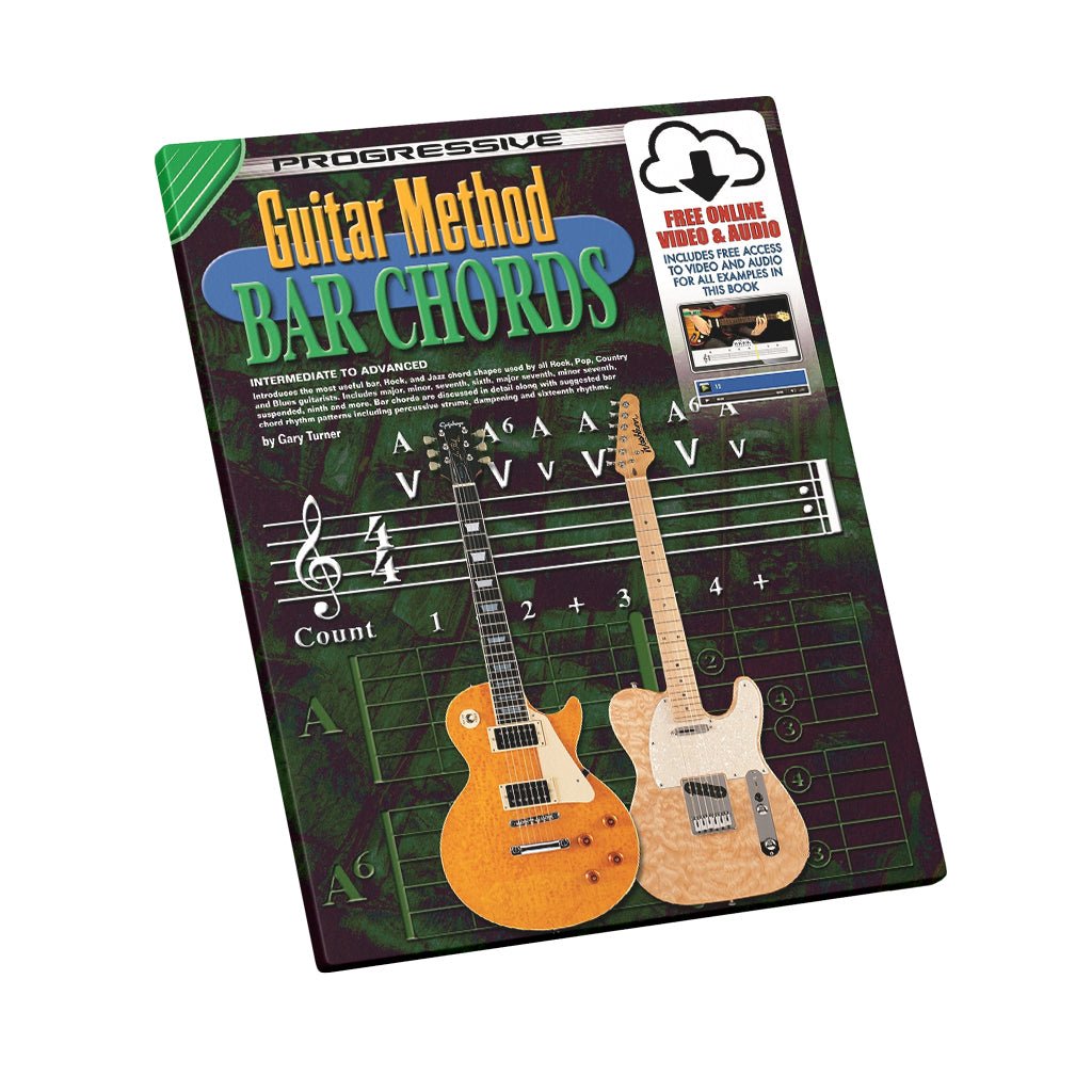 Progressive Guitar Method Bar Chords - Book Books Sky Music