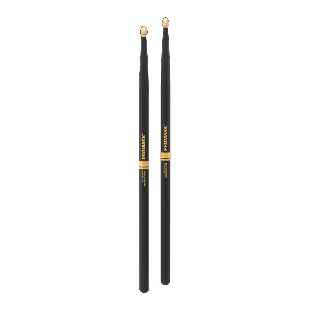 Promark Hickory Rebound 5AB ActiveGrip Drum Sticks Sky Music