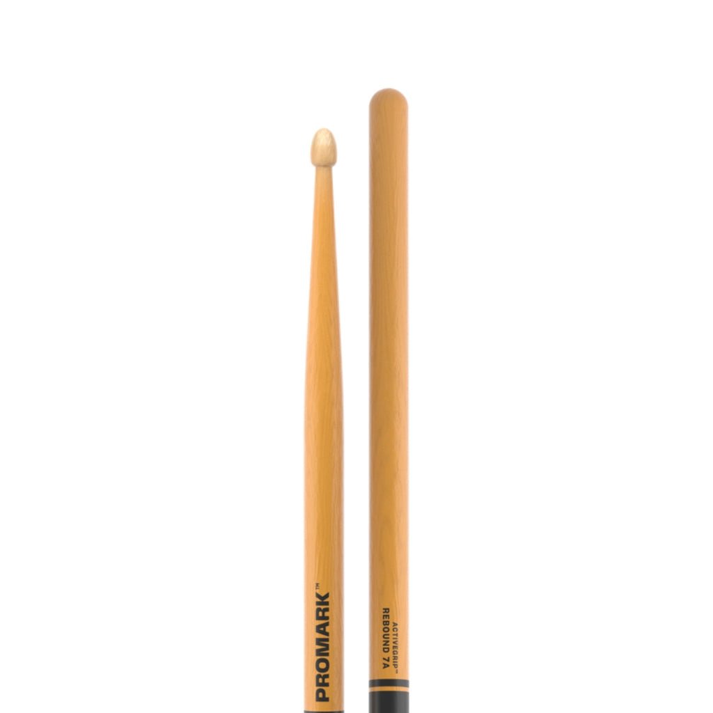 ProMark Rebound 7A ActiveGrip Clear Drum Sticks Sky Music