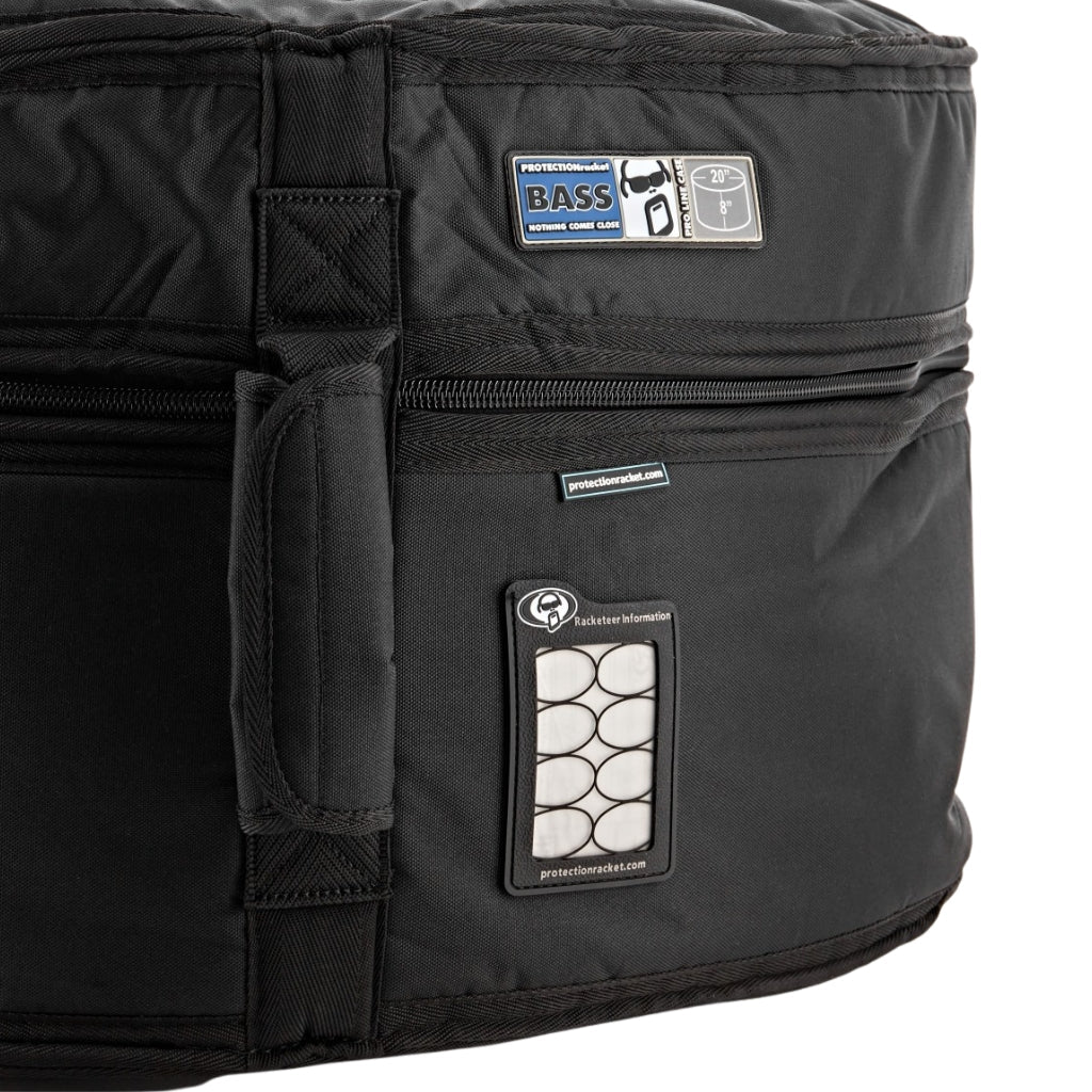 Protection Racket Hip Kit Bass Drum Case w/Shoulder Strap - 20 x 8 inch Drum Bags & Cases Sky Music