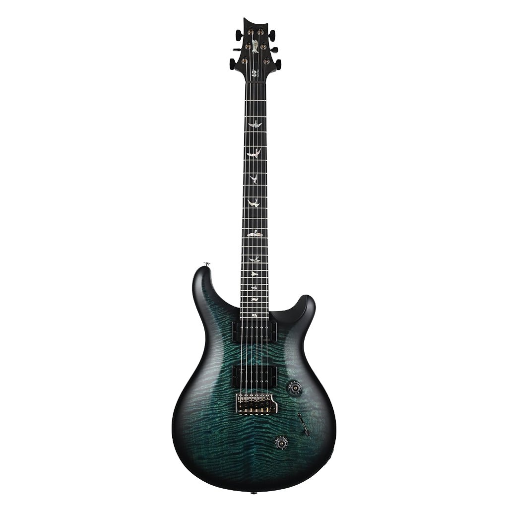 PRS 40th Anniversary Custom 24 Satin Limited Edition Electric Guitar - Cobalt Smokeburst Electric Guitars Sky Music