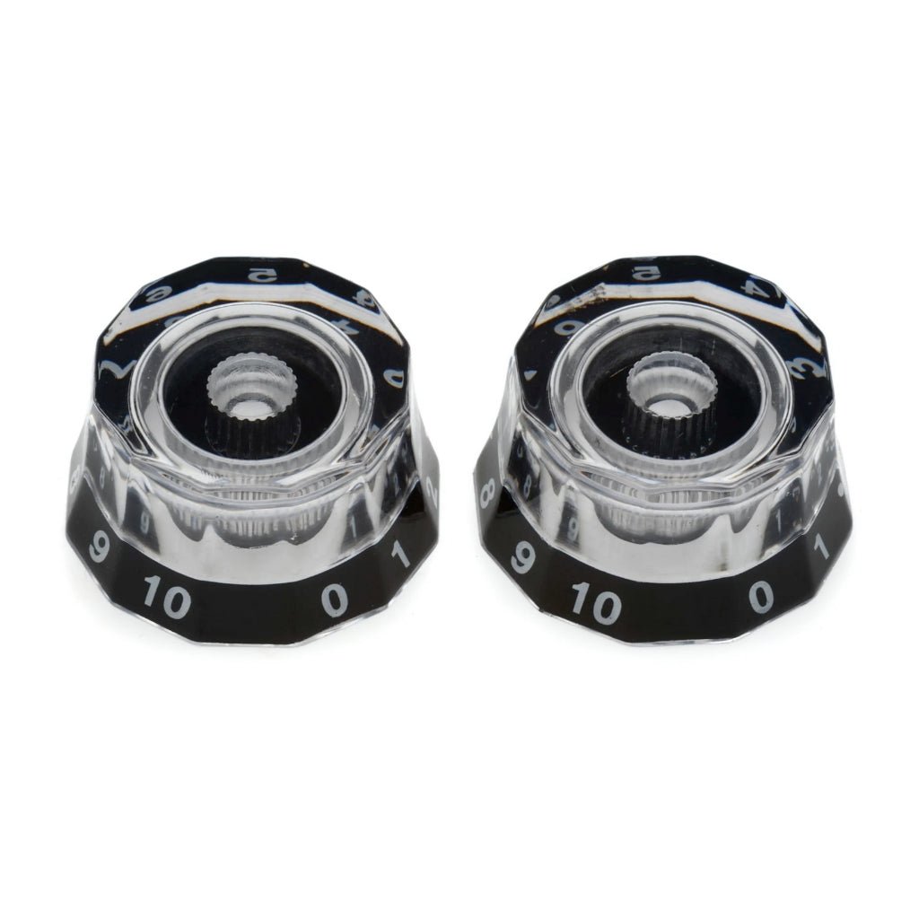 PRS ACC-4246 Knob - Lampshade - Clear With Black 2 pk Guitar Spare Parts Sky Music