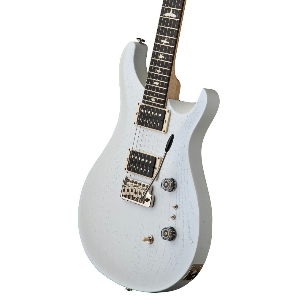 PRS CE2408 Swamp Ash Satin Electric Guitar - Pearl White Electric Guitars Sky Music