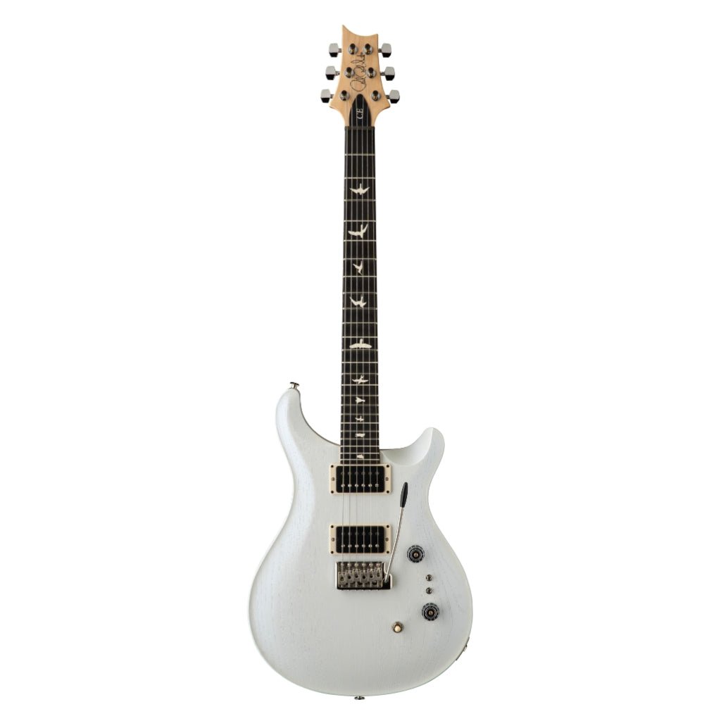 PRS CE2408 Swamp Ash Satin Electric Guitar - Pearl White Electric Guitars Sky Music