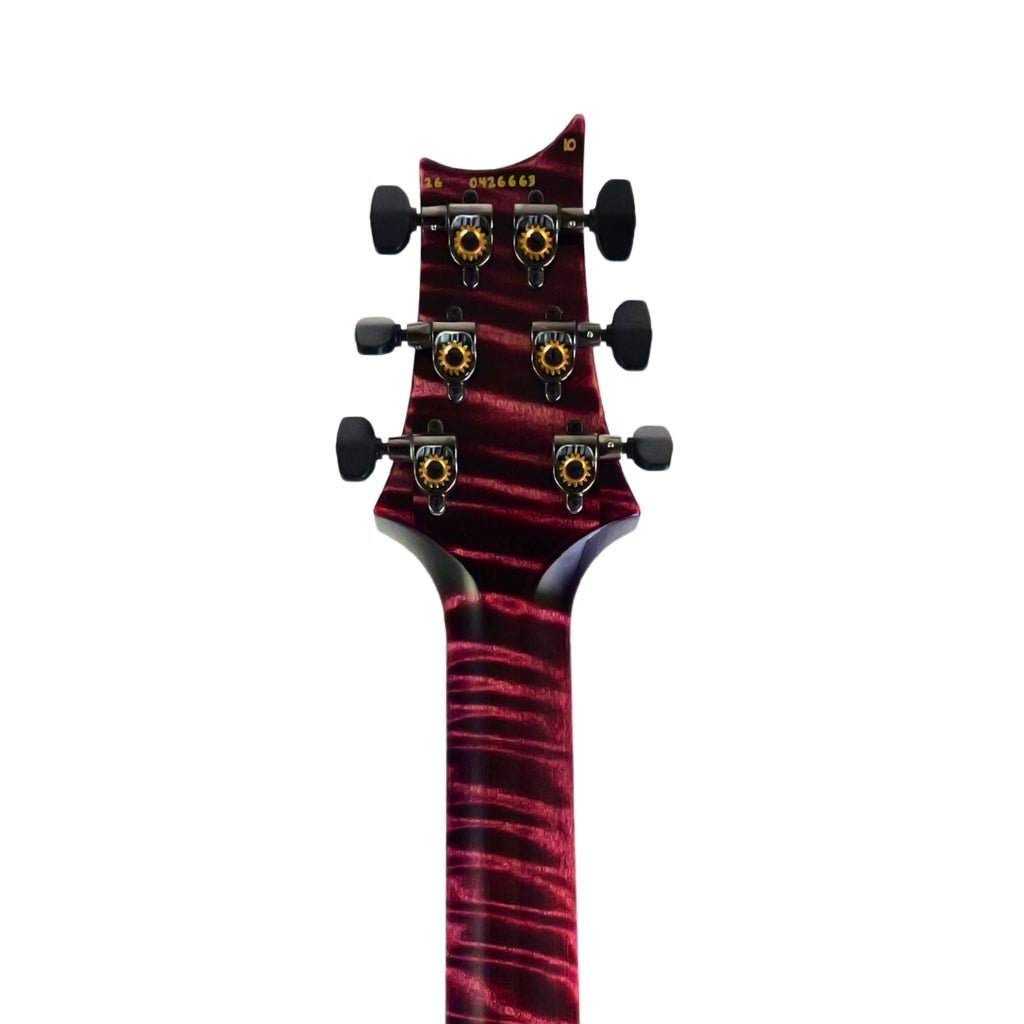 PRS Custom 24-08 10-Top Natural Back Electric Guitar - Pomegranate Electric Guitars Sky Music