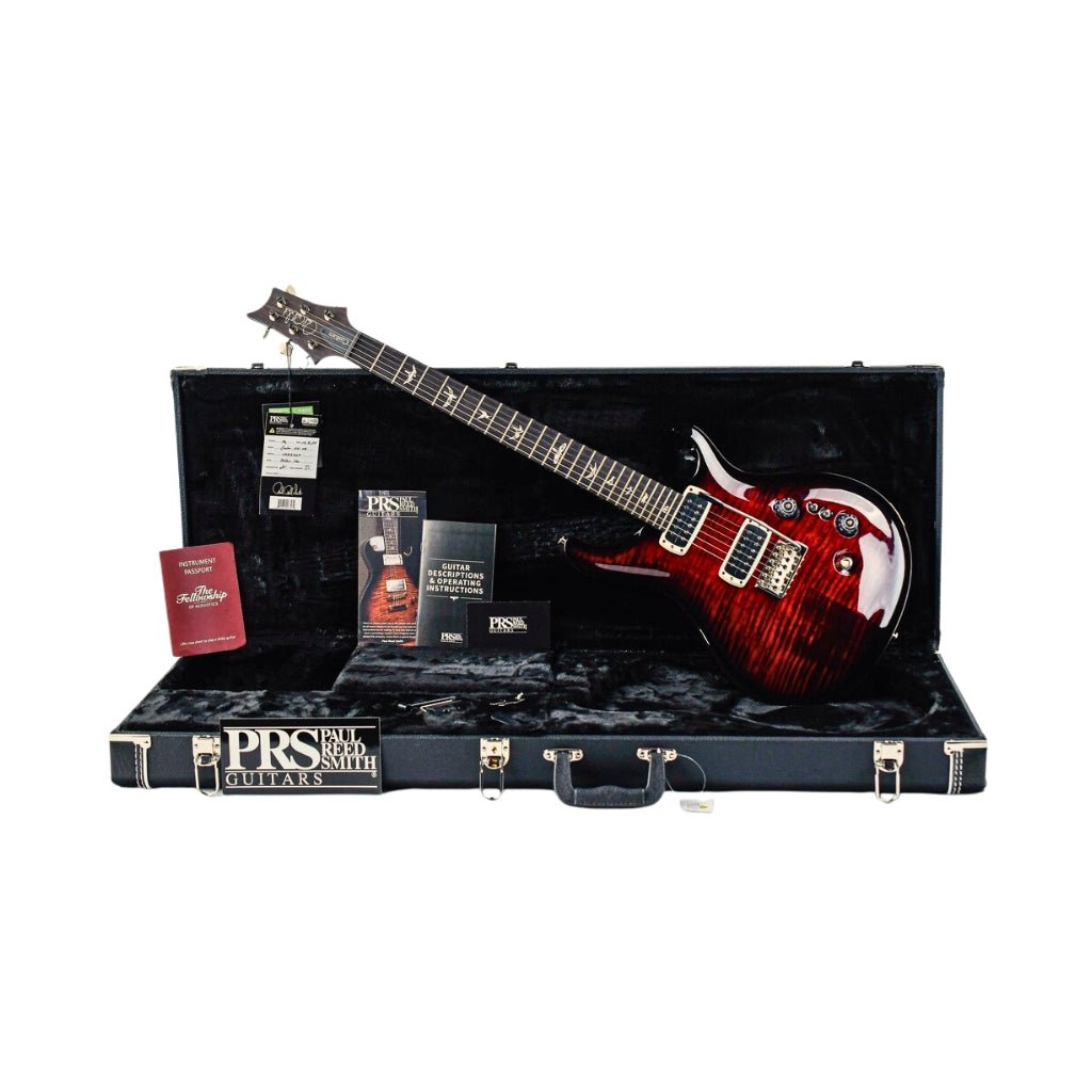 PRS Custom 24-08 Pattern Thin Electric Guitar - Fire Smokeburst Electric Guitars Sky Music