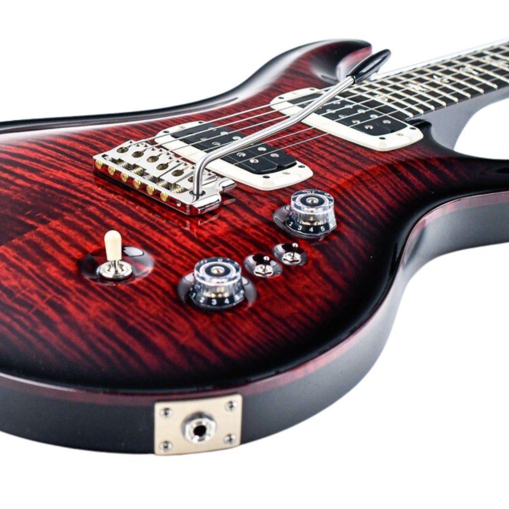 PRS Custom 24-08 Pattern Thin Electric Guitar - Fire Smokeburst Electric Guitars Sky Music