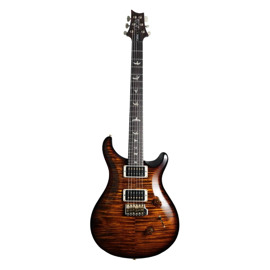 PRS Custom 24 Pattern Thin 10 Top Electric Guitar - Black Gold Burst Electric Guitars Sky Music