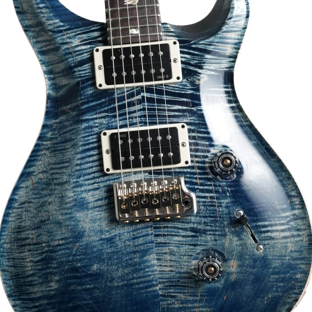 PRS Custom 24 Pattern Thin Electric Guitar - Faded Whale Blue Electric Guitars Sky Music