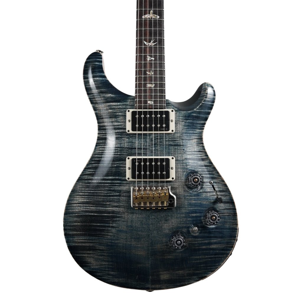 PRS Custom 24 Piezo Pattern Thin Electric Guitar - Faded Whale Blue Electric Guitars Sky Music