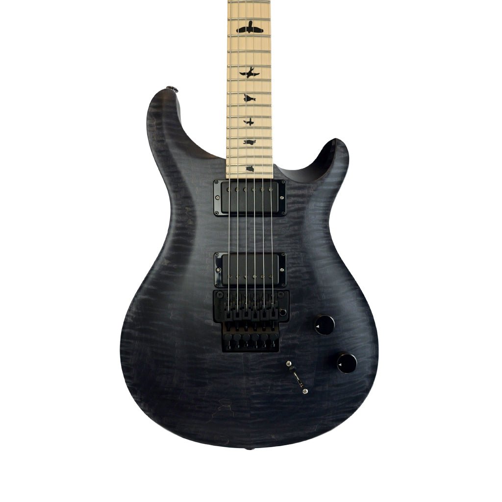 PRS Dustie Waring CE24 Floyd Electric Guitar - Grey Black Stained Binding Electric Guitars Sky Music
