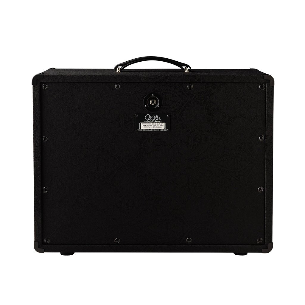 PRS HDRX Limited Edition 1 x 12 Speaker Cabinet - Black Paisley, Salt & Pepper Cloth Speaker Cabinets Sky Music