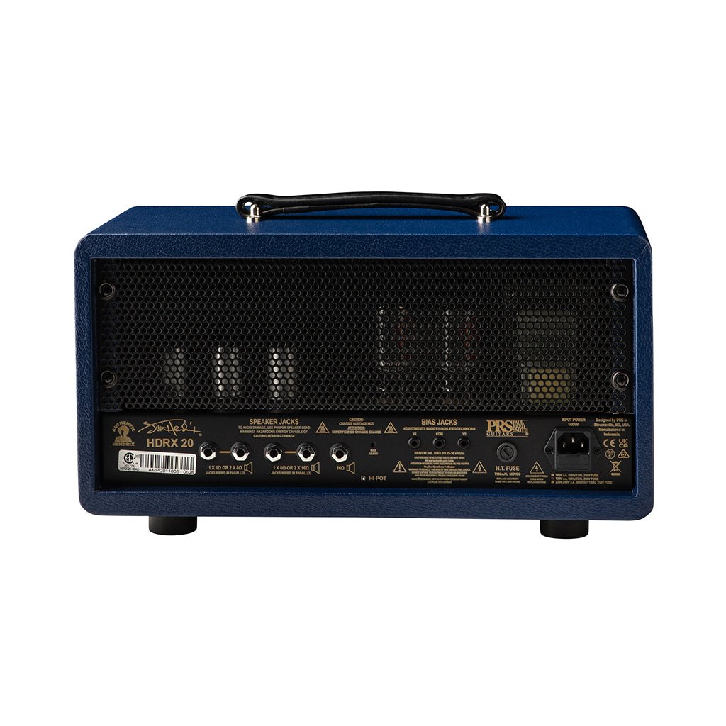 PRS HDRX20 Limited Edition 20-Watt Amplifier Head - Indigo Blue Electric Guitar Amplifiers Sky Music