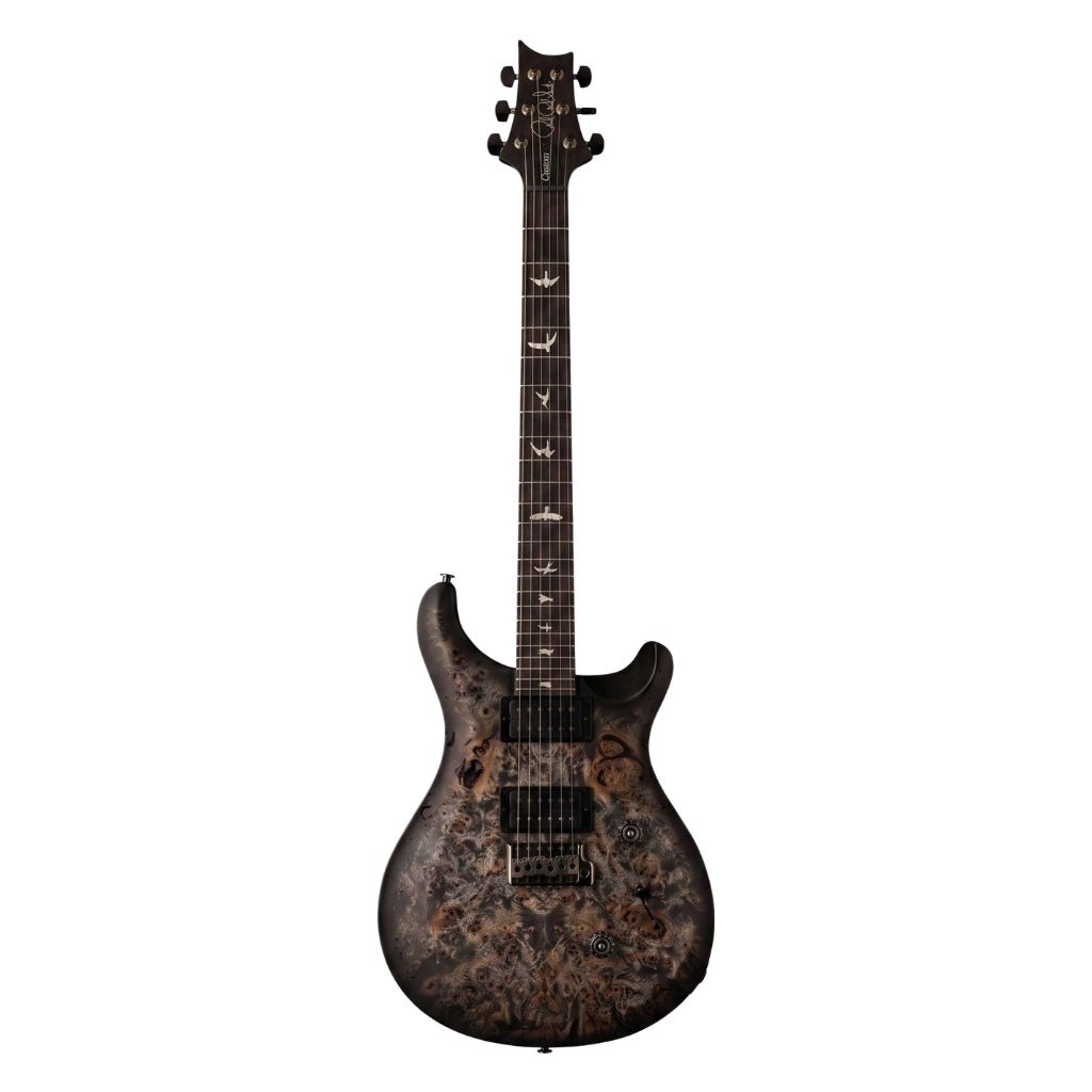 PRS Limited Edition Wood Library Select S2 Custom 24 Poplar Burl Electric Guitar - Charcoal Burst Electric Guitars Sky Music