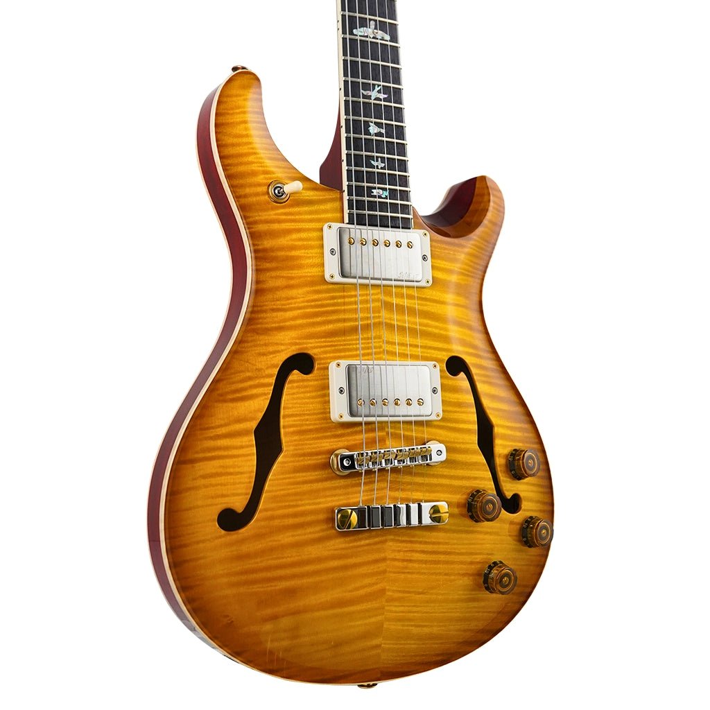 PRS McCarty 594 Hollow Body II - McCarty Sunburst - 10 Top & Back Electric Guitars Sky Music