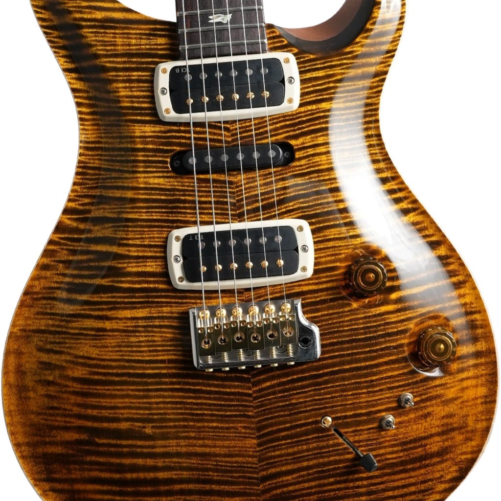 PRS Modern Eagle V 10 Top Electric Guitar - Yellow Tiger Electric Guitars Sky Music