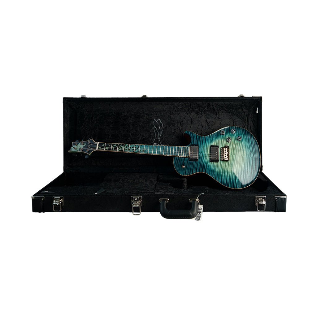 PRS Private Stock 11394 Mccarty 594 Singlecut Tremolo Electric Guitar - Sub Zero Glow Electric Guitars Sky Music