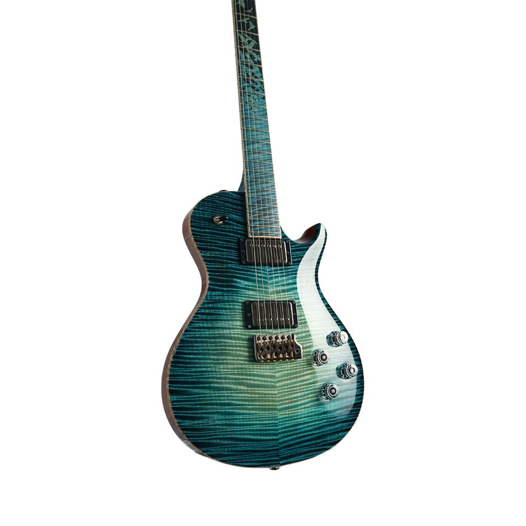 PRS Private Stock 11394 Mccarty 594 Singlecut Tremolo Electric Guitar - Sub Zero Glow Electric Guitars Sky Music