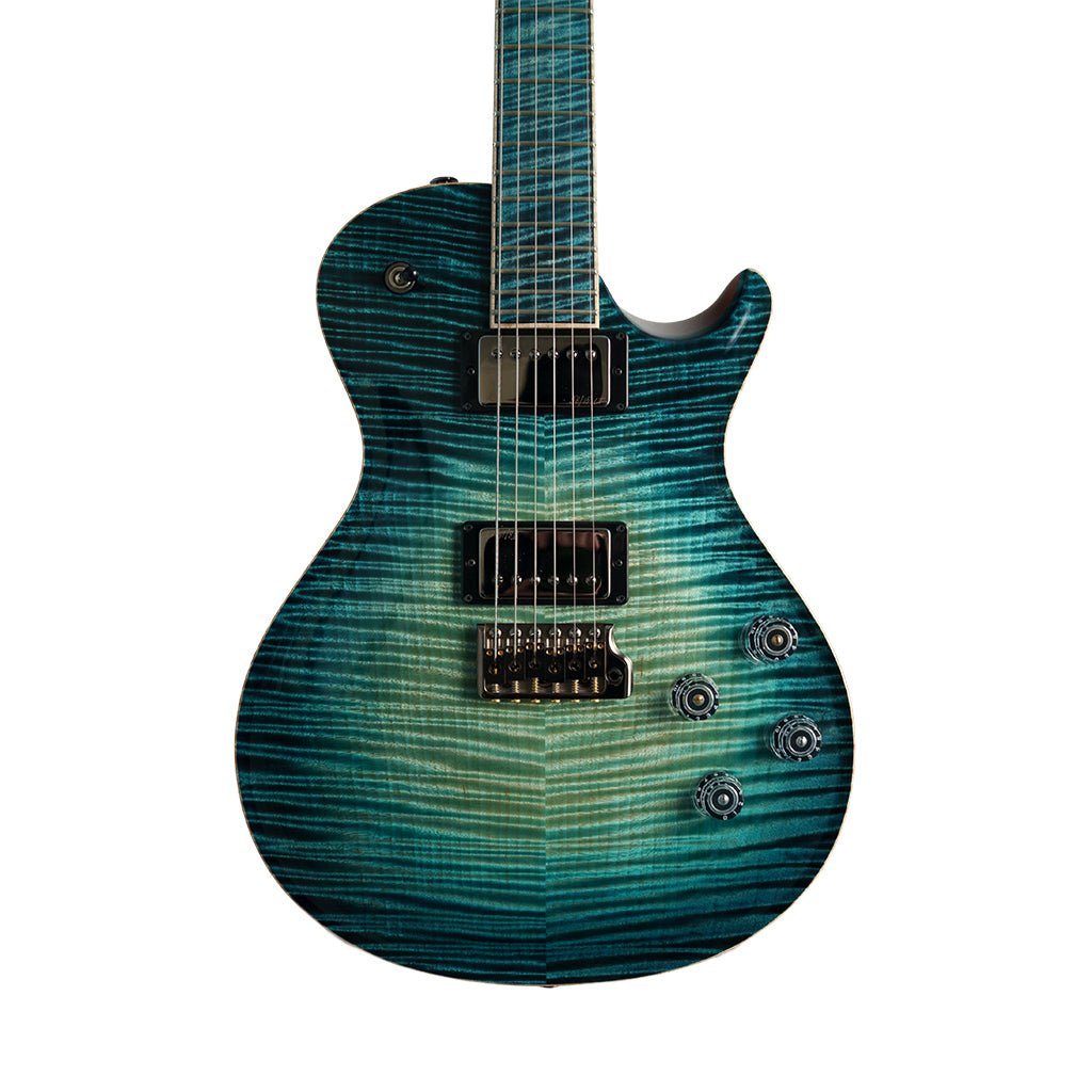 PRS Private Stock 11394 Mccarty 594 Singlecut Tremolo Electric Guitar - Sub Zero Glow Electric Guitars Sky Music