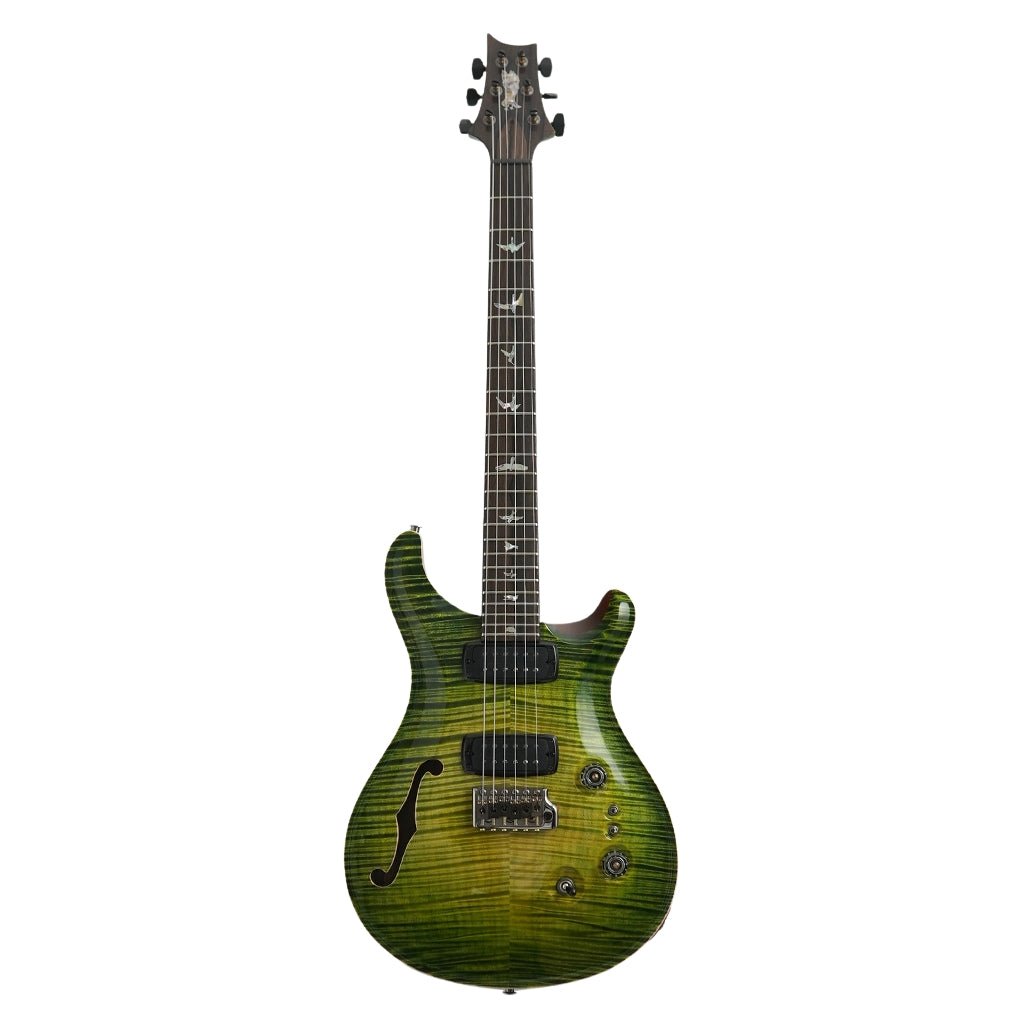 PRS Private Stock 11603 Custom 24-08 Semi-Hollow Electric Guitar - Rainforest Glow Electric Guitars Sky Music