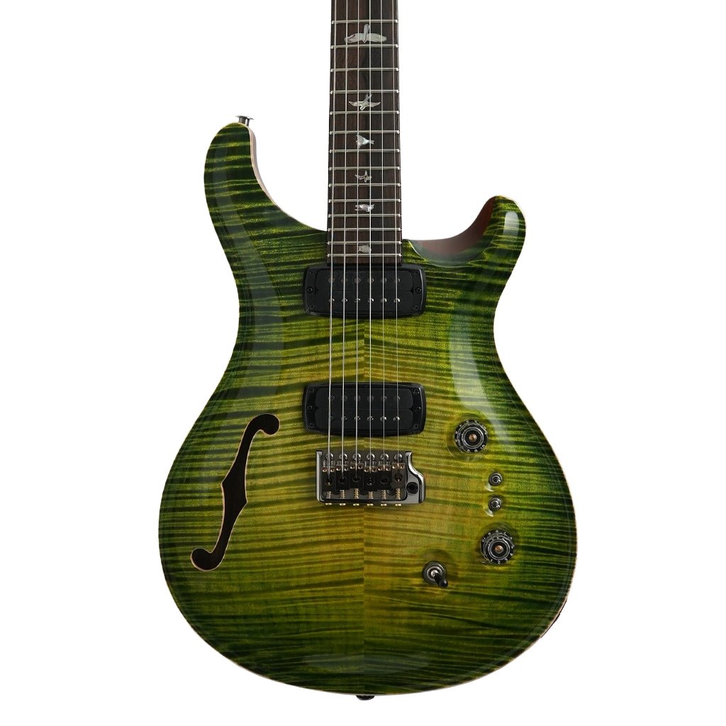 PRS Private Stock 11603 Custom 24-08 Semi-Hollow Electric Guitar - Rainforest Glow Electric Guitars Sky Music