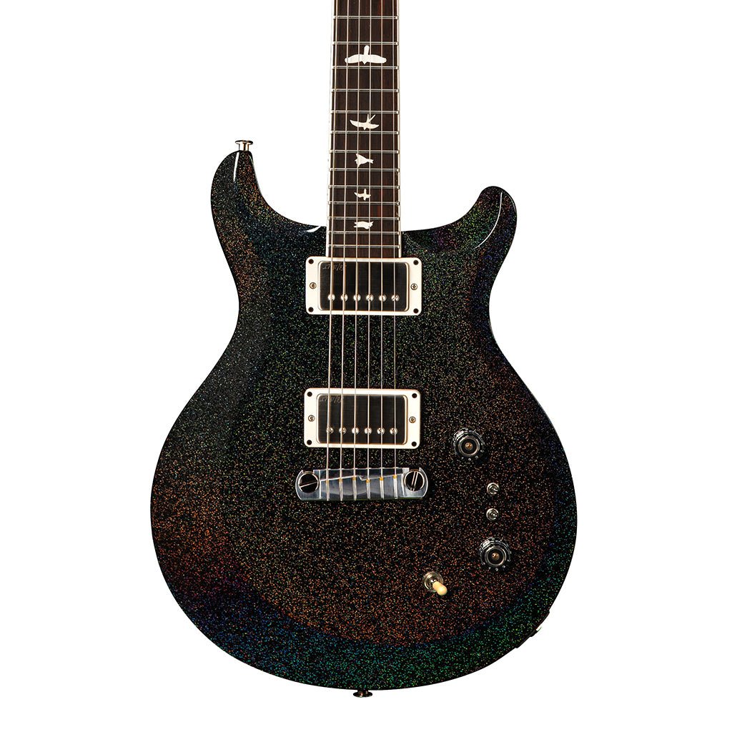 PRS S2 Mira 594 Electric Guitar - Black Rainbow Holoflake Electric Guitars Sky Music