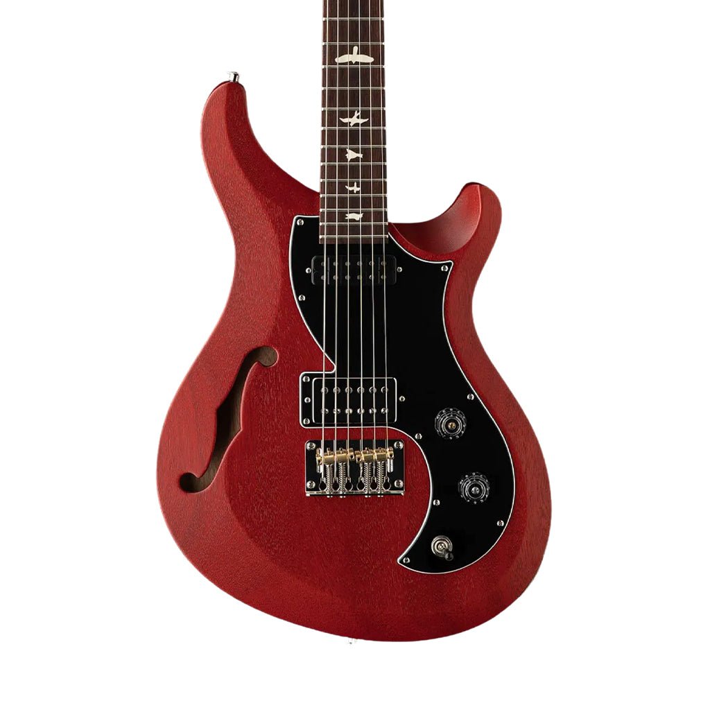 PRS S2 Vela Semi-Hollow Satin - Vintage Cherry Electric Guitars Sky Music