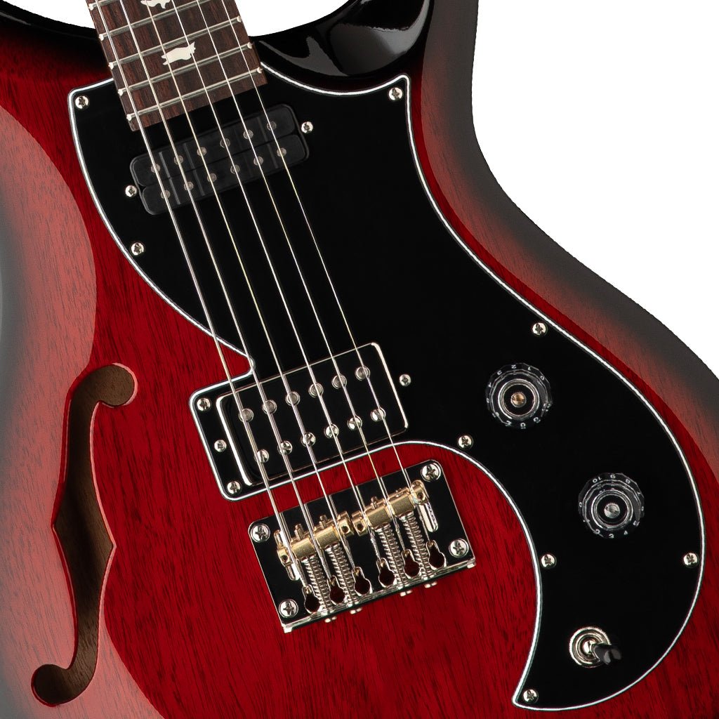 PRS S2 Vela Semi Hollow - Scarlet Sunburst Electric Guitars Sky Music