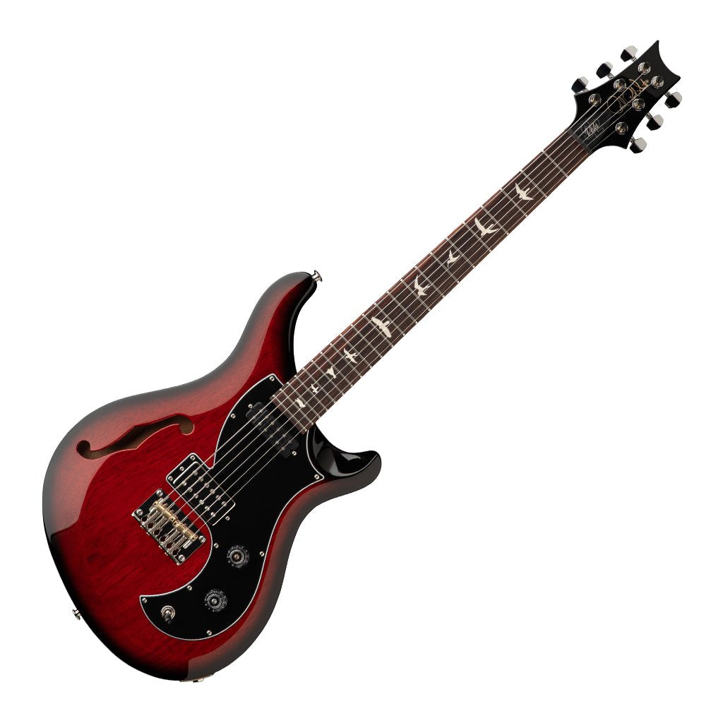 PRS S2 Vela Semi Hollow - Scarlet Sunburst Electric Guitars Sky Music