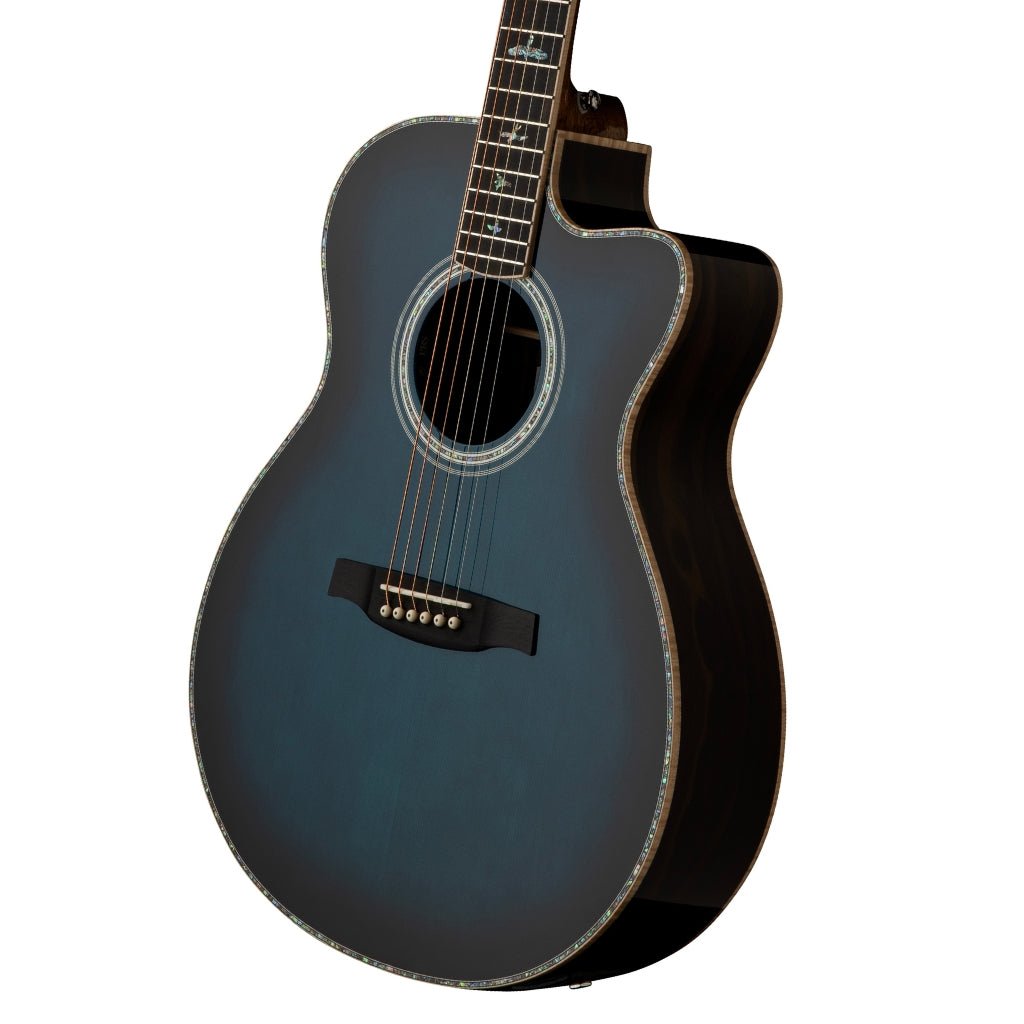 PRS SE A60E Acoustic Electric W Case - Cobalt Blue Burst Acoustic Guitars Sky Music