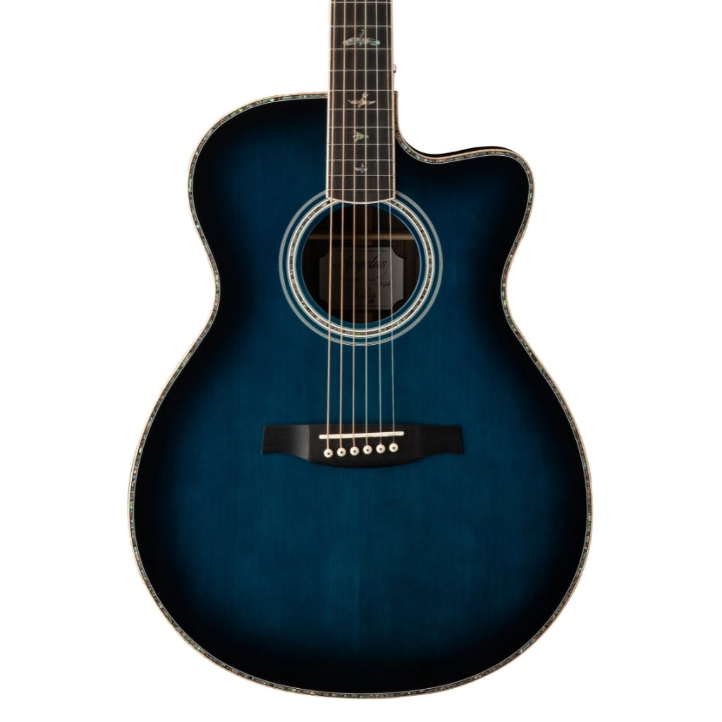PRS SE A60E Acoustic Electric W Case - Cobalt Blue Burst Acoustic Guitars Sky Music