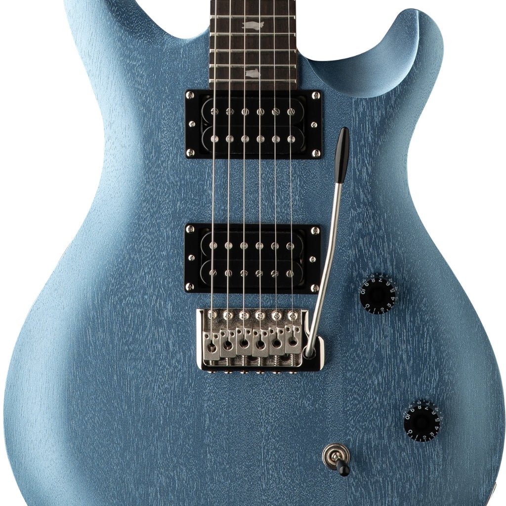 PRS SE CE24 Standard Satin Electric Guitar - Ice Blue Metallic Electric Guitars Sky Music