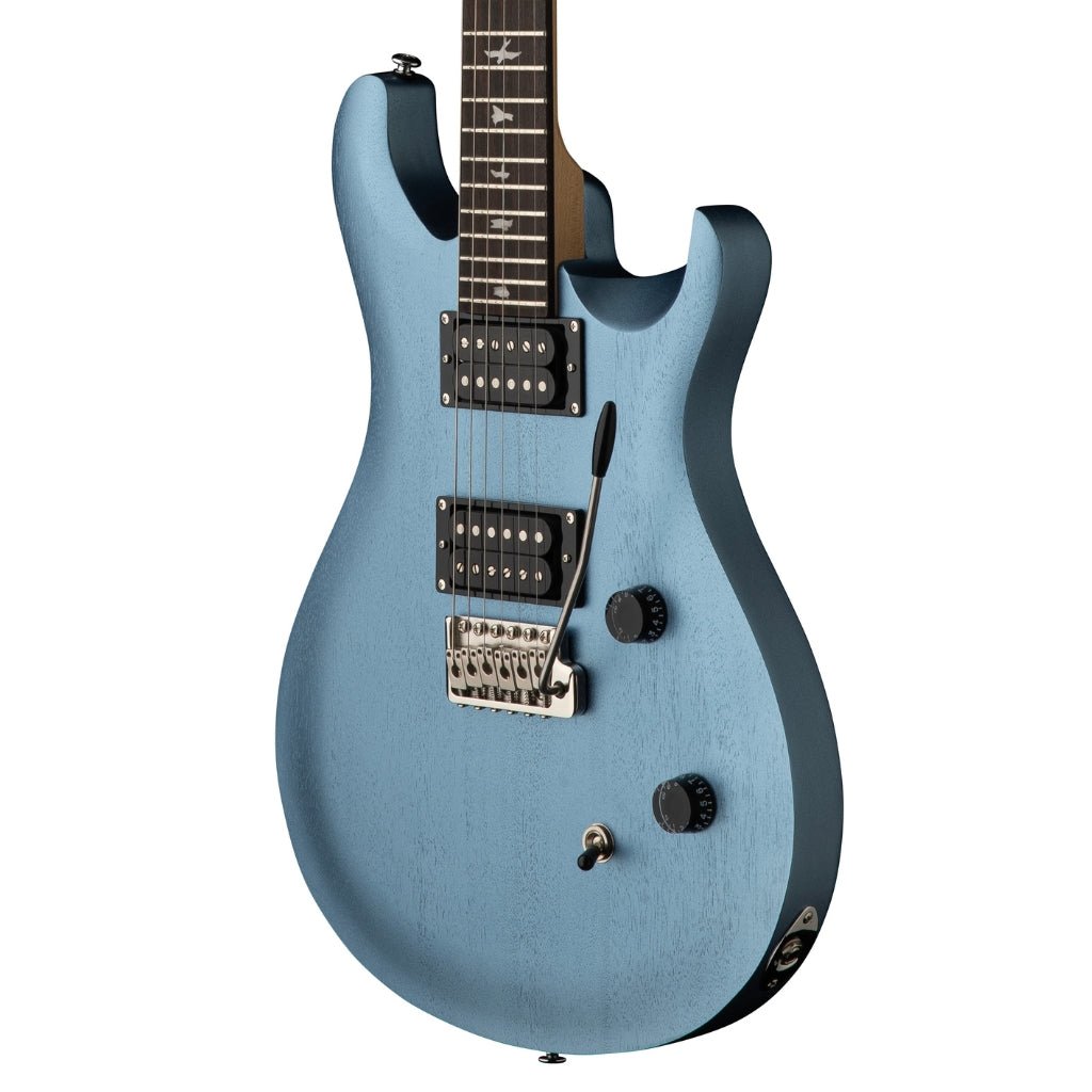 PRS SE CE24 Standard Satin Electric Guitar - Ice Blue Metallic Electric Guitars Sky Music