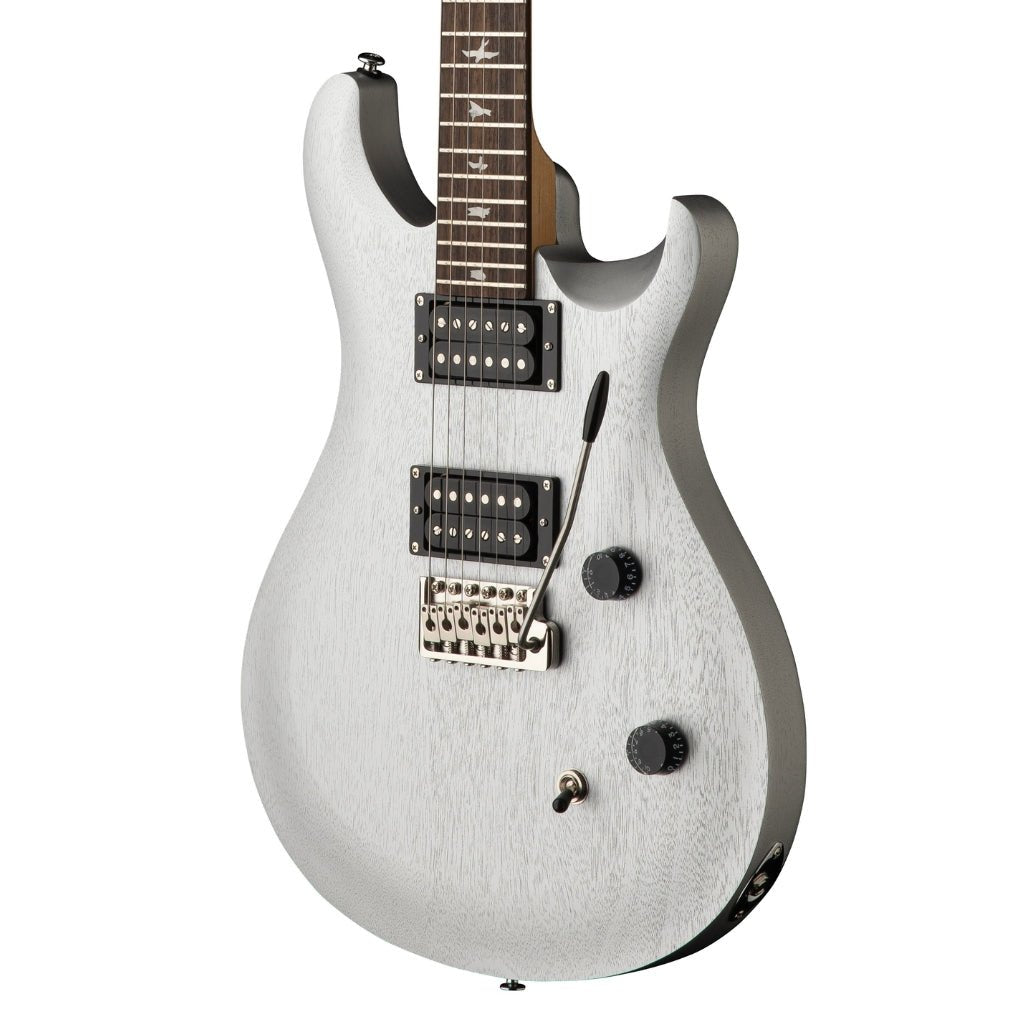 PRS SE CE24 Standard Satin Electric Guitar - Metallic Silver Electric Guitars Sky Music