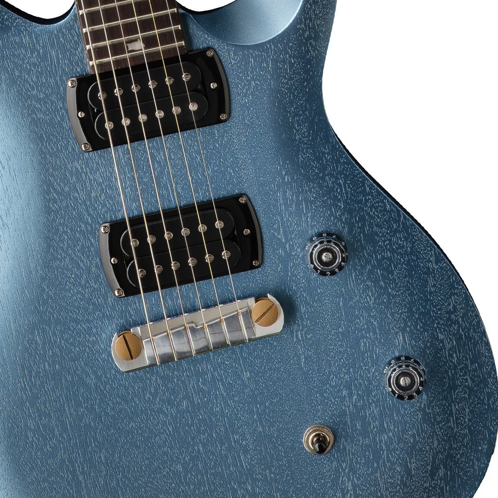 PRS SE CE24 Standard Satin Stoptail - Ice Blue Metallic Electric Guitars Sky Music