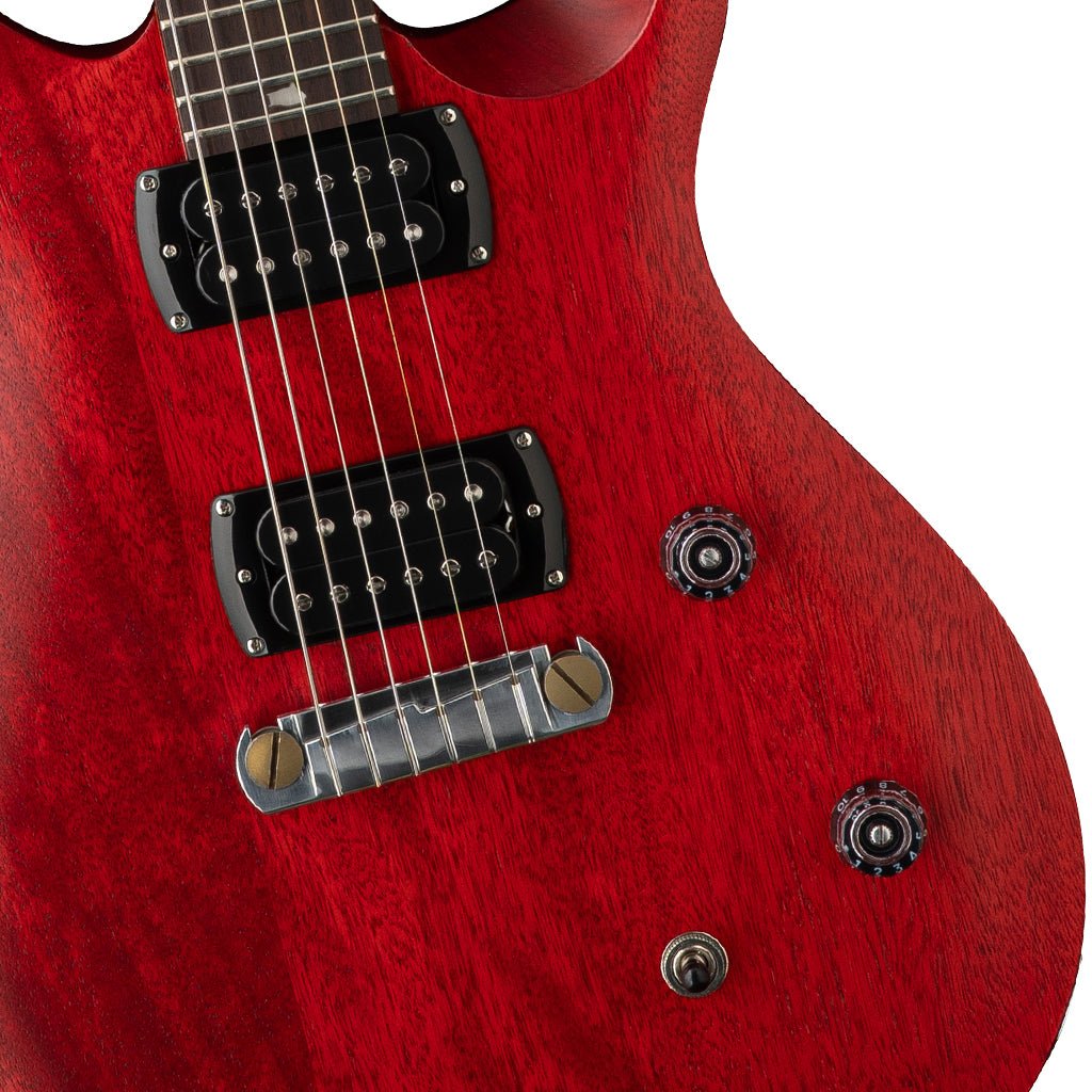 PRS SE CE24 Standard Satin Stoptail - Vintage Cherry Electric Guitars Sky Music