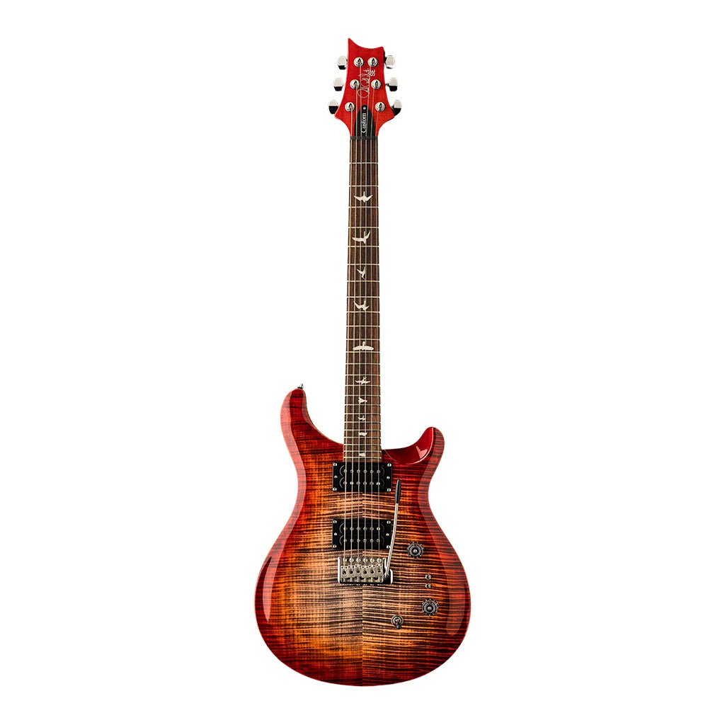 PRS SE Custom 24 08 - Charcoal Cherry Burst Electric Guitars Sky Music