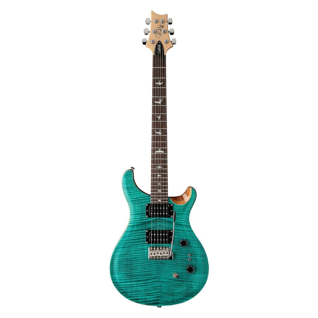 PRS SE Custom 24 08 Electric Guitar - Turquoise Electric Guitars Sky Music