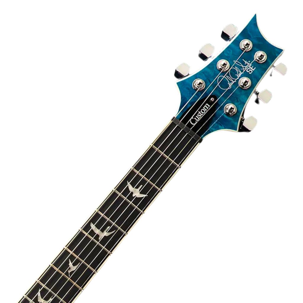 PRS SE Custom 24 08 Quilt - Lake Blue Electric Guitars Sky Music